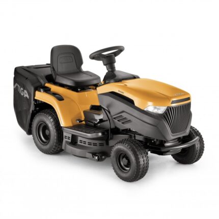 Kompakter Rasentraktor Stiga Estate 2084 H mit 84 cm Schnittbreite und Fangkorb